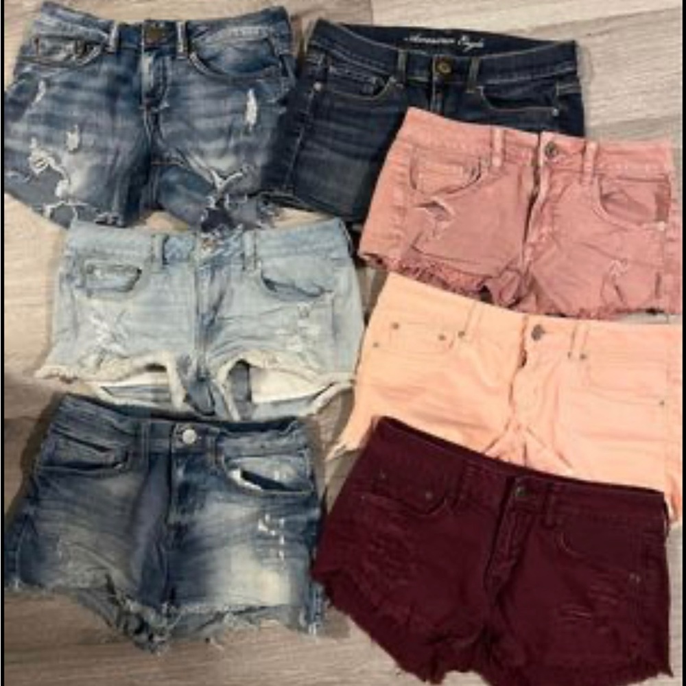 7 pairs of American Eagle Shorts